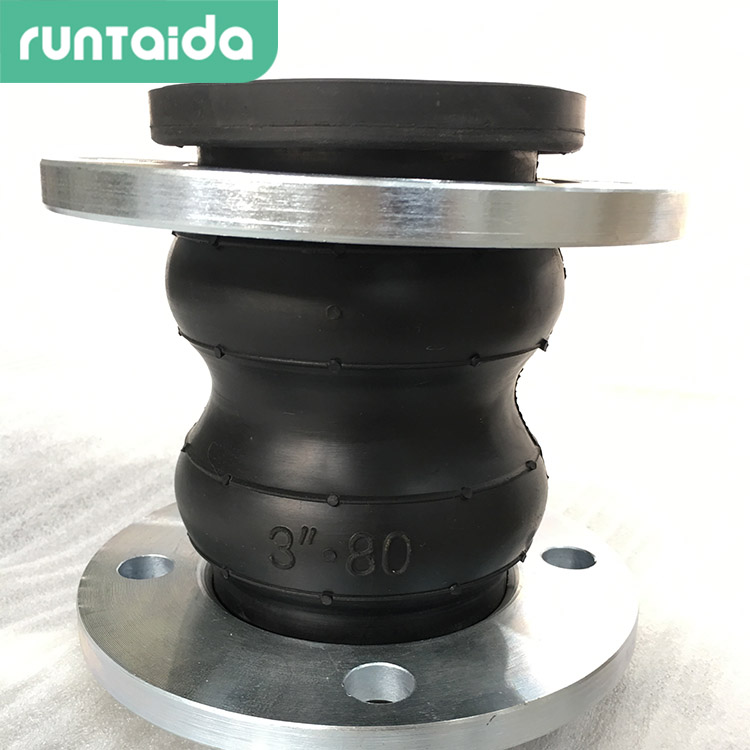 潤泰達-雙球體可曲撓（náo）橡膠（jiāo）接（jiē）頭（tóu） 雙球橡膠伸縮接（jiē）頭柔（róu）性軟接（jiē）頭