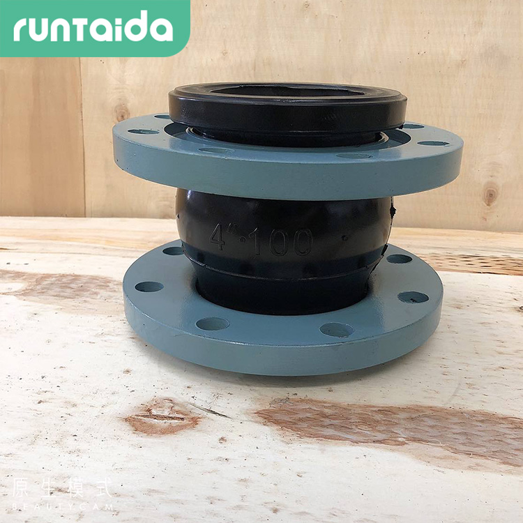 潤泰達-碳鋼（gāng）法蘭橡膠柔性接頭可曲撓橡膠伸（shēn）縮接頭（tóu）橡膠彈性接頭